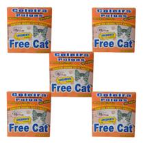 5un Coleira Antipulgas Para Gatos - Free Cat 100% Natural