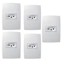 5un - Conjunto 4x2 Tomada 2P+T 10A Pialplus 615080 5un - Conjunto 4x2 Tomada 2P+T 10A Pialplus 615080