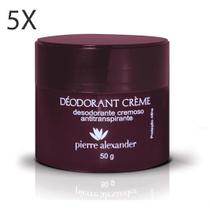 5un Desodorante Antitranspirante em Creme Vinho - 50g - PIERRE