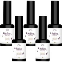5UN Esmalte Em Gel My Glossy Purple Pink 9g Volia