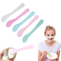 5Un Espátula Plástica Descartável 15,5cm Para Creme Facial Skin Care