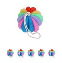 5un Esponja Banho bucha fofinha 10cm super macia de pendurar