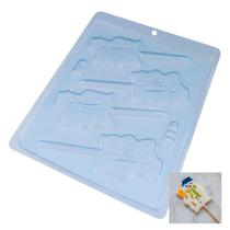 5Un Forma Chocolate Pirulito Boneco De Neve Bwb