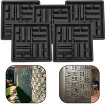 5un Forma Plastica Molde 39x39x7 Taco Chines Bloco Concreto Asiatico Artefato Economico 5un Forma Plastica Molde 39x39x7 Taco Chines Bloco Concreto Asiatico Artefato Economico