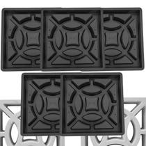 5un Forma Plastica p Bloco Concreto Elemento Vazado Tijolo Aberto 39x39x7 Janela Parede