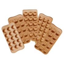 5un Forma Silicone Bombons Sortidos Molde fino Chocolate