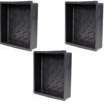 5un Forma Trabalhada Copacabana 25x25x6 Quadrada Molde Plastico p Piso Rua Calçada 5un Forma Trabalhada Copacabana 25x25x6 Quadrada Molde Plastico p Piso Rua Calçada