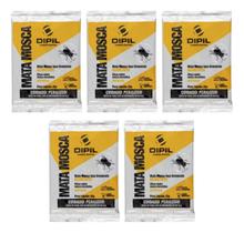 5un Granulado Mata Mosca 25gr Com Atrativo -pronto Uso Dipil