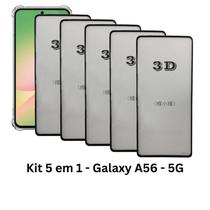 5UN Película Protetora Tela Frontal de Vidro 3D para Samsung Galaxy A56 5G 5UN Película Protetora Tela Frontal de Vidro 3D para Samsung Galaxy A56 5G