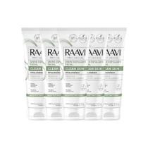 5Un Raavi Creme Esfoliante Facial Clean Skin De 200g Cada