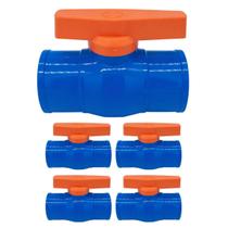 5Und Registro Monobloco de Esfera 50mm PN10 Soldável Amanco