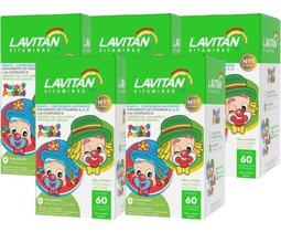 5uni Lavitan Kids Patati Patata Mix De Sabores Cimed 60cp