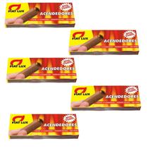 5x Acendedores Para Carvão E Lenha Fiat Lux Com 10 Unidades 5x Acendedores Para Carvão E Lenha Fiat Lux Com 10 Unidades