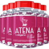 5x Atena Anticelulite 500mg 120cps Colageno Verisol Hf Suplements