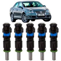 5x Bico De Injeção Jetta 2.5 20v 2006 2007 2008 2009 2010