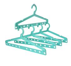 5x Cabide Organiza Multiplica Espaço Guarda Roupa Lavanderia