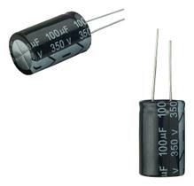 5X Capacitor Eletrolítico 100Uf X 350V 105º Kit Com 5 Peças
