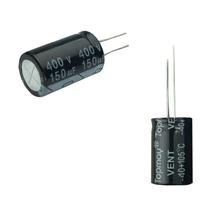 5x Capacitor Eletrolítico 150uf x 400v 105º Kit c/ 5 Peças
