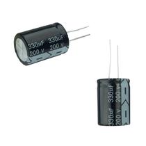 5x Capacitor Eletrolítico 330uf x 200v 105º Kit c/ 5 Peças