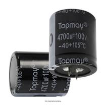 5x Capacitor Eletrolítico 4700uf X 100v - 105 Graus