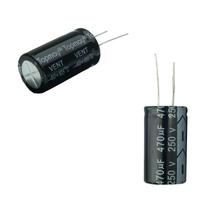 5X Capacitor Eletrolítico 470Uf X 250V 105º Kit Com 5 Peças