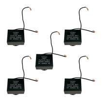 5X Capacitor Partida 15Uf - 250V Motor Portão - Quadrado