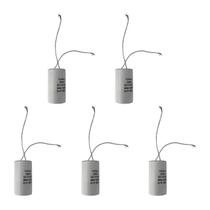 5x Capacitor Partida 25uf - 380v P/ Motor Portão Eletrônico