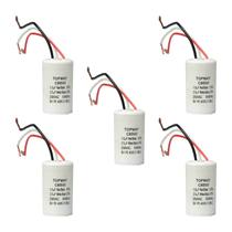 5x Capacitor Partida 3 Fios 1,5uf + 2,5uf - 250v