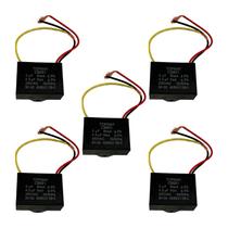 5x Capacitor Partida 3 Fios 3uf + 4,5uf - 250v - Quadrado 5x Capacitor Partida 3 Fios 3uf + 4,5uf - 250v - Quadrado