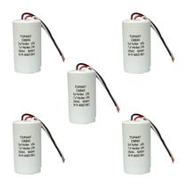 5x Capacitor Partida 3 Fios 3uf + 7uf - 250v