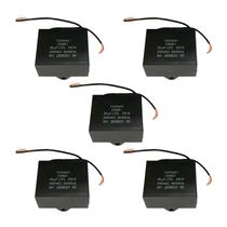 5x Capacitor Partida 30uf - 250v P/ Motor Portão - Quadrado