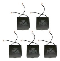 5X Capacitor Partida 30Uf - 450V Motor Portão - Quadrado