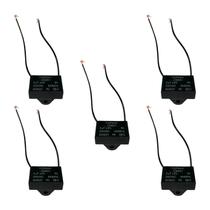 5x Capacitor Partida 3uf - 250v P/ Ventilador - Quadrado