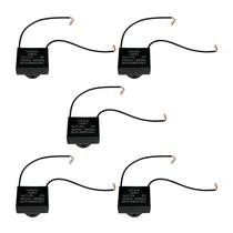 5x Capacitor Partida 3uf - 450v P/ Ventilador - Quadrado