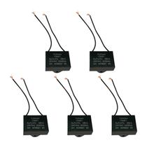 5x Capacitor Partida 9uf - 250v P/ Ventilador - Quadrado