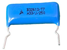 5x Capacitor Poliester 330nf/250v = 330k/250v 5% Epcos