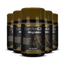 5x CARTFLEN C2 5 TIPOS DE MAGNÉSIOS 60CAPS HF SUPLEMENTOS
