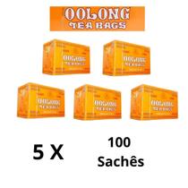 5x chás chinês oolong - 100 saches 40g