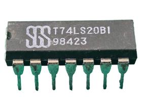 5x Circuito Integrado 74ls20b1 74ls20 Sgs