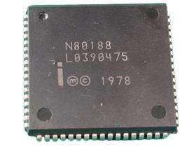 5x Circuito Integrado N80188 Plcc-68 Intel