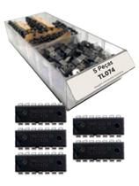 5x Circuito Integrado Tl074 = Tl 074 = Tl074cn - Dip-14 5x Circuito Integrado Tl074 = Tl 074 = Tl074cn - Dip-14