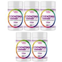 5x Coenzima Q10 100% Pura100mg Por Porção 60 Caps Nataly