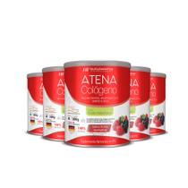 5x colágeno atena verisol+ácido hialurônico frutas vermelhas