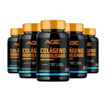 5x Colágeno + Vitamina C (120 cápsulas) - AGE - (120 cápsulas) - AGE
