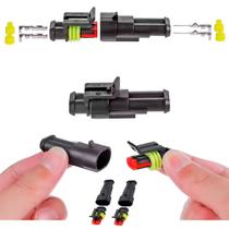 5x Conector Prova D agua Automotivo Macho Femea 2 vias QUANTIDADE:2 UNIDADES 5x Conector Prova D agua Automotivo Macho Femea 2 vias QUANTIDADE:2 UNIDADES