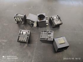 5x Conector Rj45 Femea 8 Vias 90 8p8t 9631-8814-lf