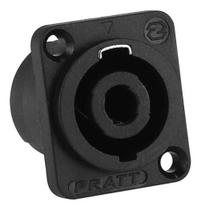 5X Conector Speakon Painel Fêmea 4 Polos Linha Pesada Metal
