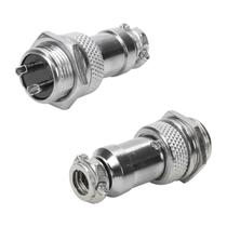 5X Conjunto Plug Conector Mike Kit Macho E Fêmea 2 Pinos