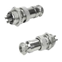 5X Conjunto Plug Conector Mike Kit Macho E Fêmea 4 Pinos 5X Conjunto Plug Conector Mike Kit Macho E Fêmea 4 Pinos