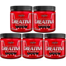 5x Creatina Hardcore 100% Pura 300g Integralmedica